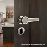 Maçaneta Blend Externa Premium em Zamak Zen Design- Cromado - Imagem 2