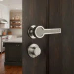 Maçaneta Blend Premium em Zamak Zen Design -Níquel Escovado - Imagem 2