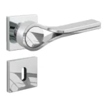 Maçaneta Drop Interna Quadrada Zen Design- Cromado