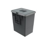 Lixeira Easy Living 15 Litros Zen - Cinza