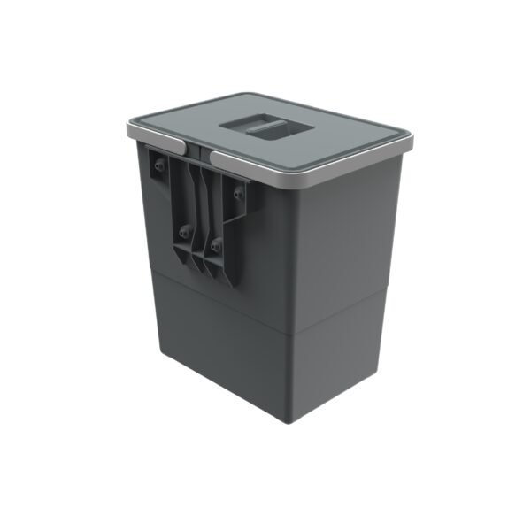 Lixeira Easy Living 15 Litros Zen - Cinza