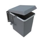 Lixeira Swing 15 Litros - Cinza