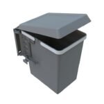 Lixeira Swing 15 Litros - Cinza