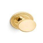 Puxador Beetle Com Base Granada Zen Design - Gold