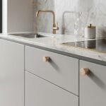 Puxador Ponto Sorento Zen Design - Dourado Matte - Imagem 2