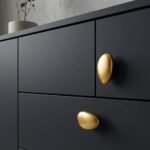 Puxador Seixo M Zen Design - Dourado Matte - Imagem 2