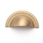 Puxador Shell 64mm Zen Design - Gold Escovado