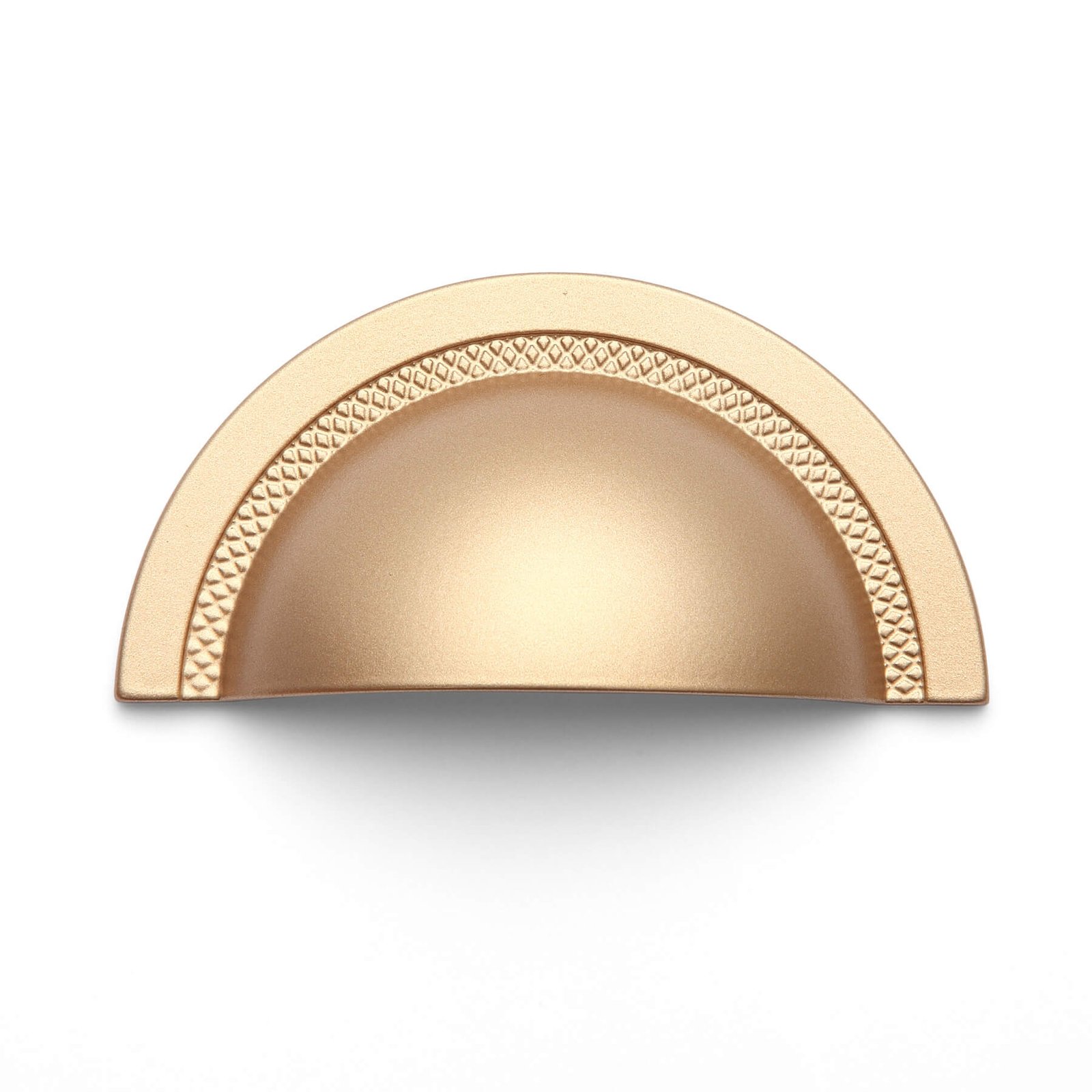 Puxador Shell 64mm Zen Design – Dourado Matte (8) Puxador Shell 64mm Zen Design - Dourado Matte - Imagem 1