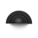Puxador Shell Concha 64mm Zen Design - Preto