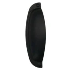 Puxador Vintage Concha Pauma-Cor Preto Fosco 96mm - Imagem 2